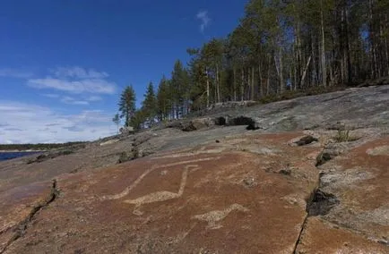 petroglife Karelia din Marea Albă și Onega