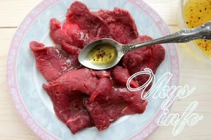 Marha carpaccio recept egy fotó