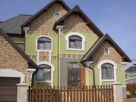 Milyen színű festeni a homlokzat egy családi ház