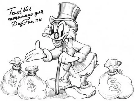 Cum să atragă Scrooge McDuck