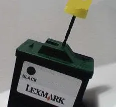 Както черната касета зареждане Lexmark 17 Приложение