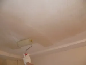 Cum să picteze tavanul cu vopsea de latex pe ghid video vechi