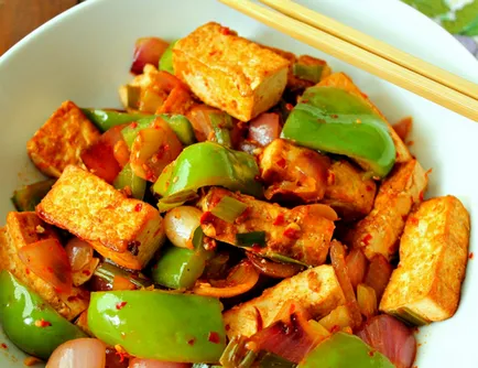 Как да се готви вкусни пържени тофу