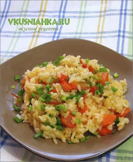 Cum de a găti orez cu legume, retete delicioase