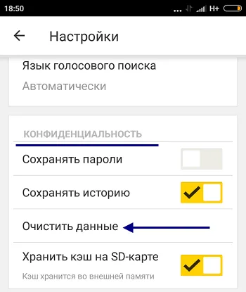 Cum de a elimina parolele Yandex Browser