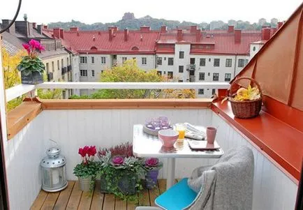 Cum de a decora un balcon în vara câteva idei practice (foto)