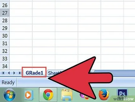 Cum de a crea gradebook în Microsoft Excel