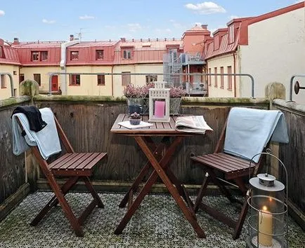 Cum de a decora un balcon în vara câteva idei practice (foto)