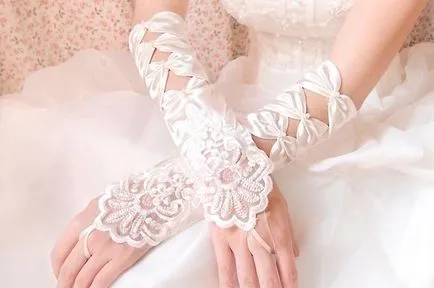 Как да изберем сватбена рокля ръкавици, hivemind