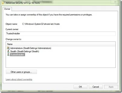 Как да се възстанови trustedinstaller като собственик на системните файлове в Windows - стелт настройки