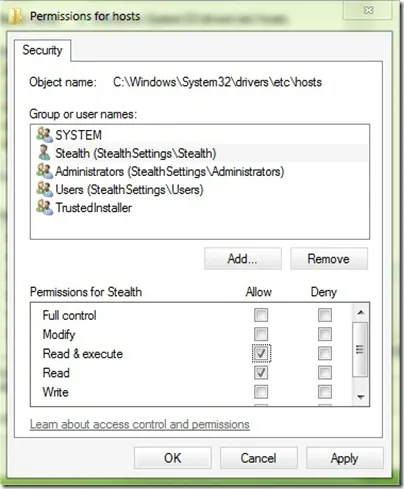 Cum de a restabili TrustedInstaller ca proprietar al fișierelor de sistem în Windows - setările stealth