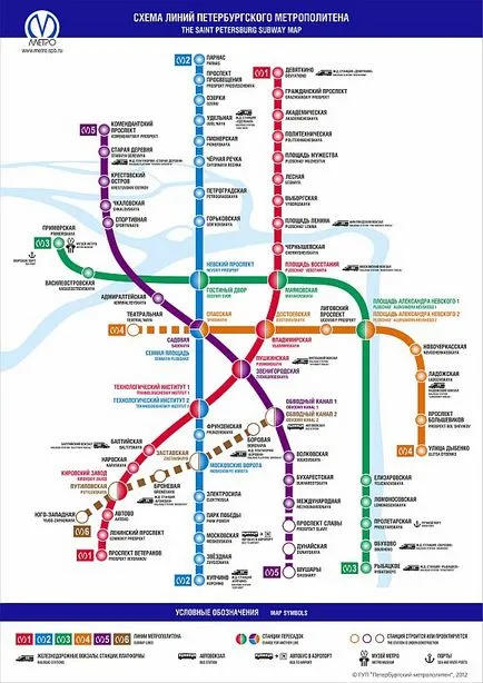 Metró Budapest térképén