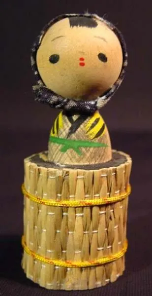 Kokeshi (Kokesh) kedvenc baba japan