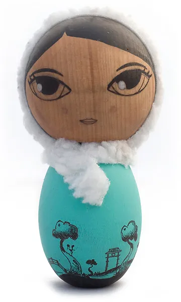 Kokeshi (Kokesh) kedvenc baba japan