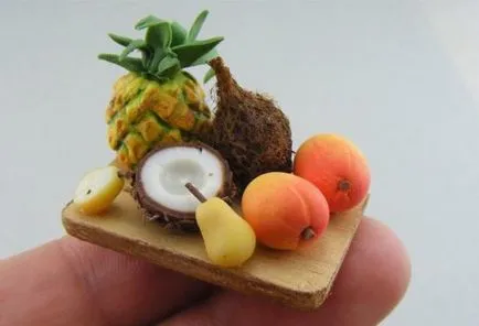 Kulináris miniatűr szobrászat hogyan sajátítsák el a játékot élelmiszer különböző anyagokból