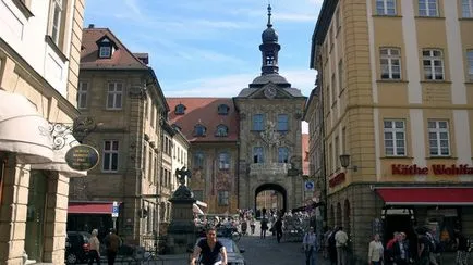 Sferturi din orașul vechi din Bamberg