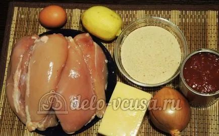 Csirke milánói recept lépésről lépésre (14 fotó)