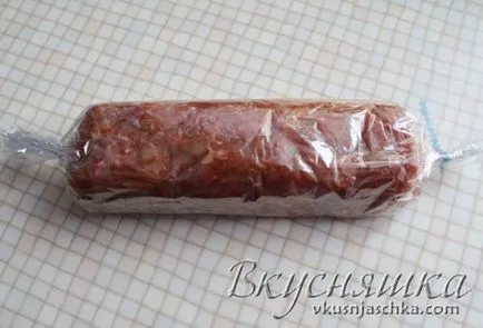 Csirke roll ünnepi recept egy fotó