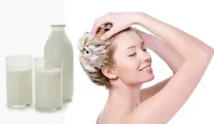 Маска за коса с кисело мляко и употребата на яйца, прилагането