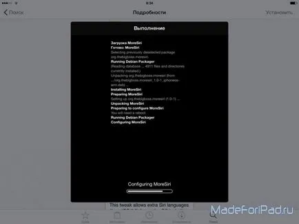 Moresiri pe iPad - rusă pentru ios 8 Siri