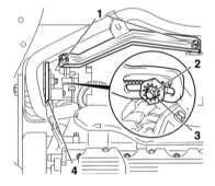 Опел Астра, отстраняване и монтаж на генератора, Opel Astra