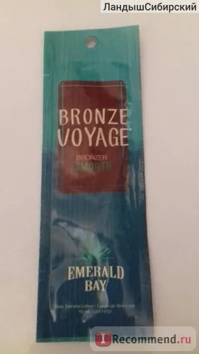 Cream szolárium Emerald Bay bronz út - «bombicheskaya újdonság barnulás 2017