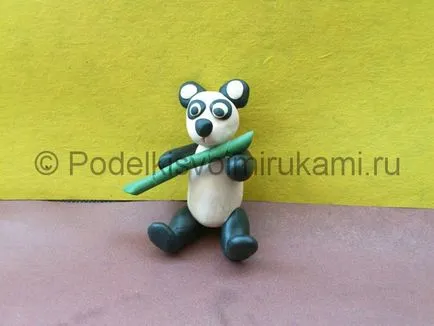 Panda din plastilină