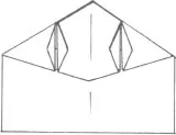Zuhanóbombázó papír - origami összeszerelési rendszer lépésről lépésre