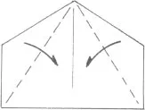 Гмуркане бомбардировач хартия - оригами стъпка схема монтаж по стъпка