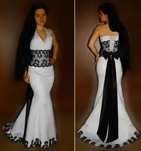 Dress sziluettje egy sellő vagy egy hal