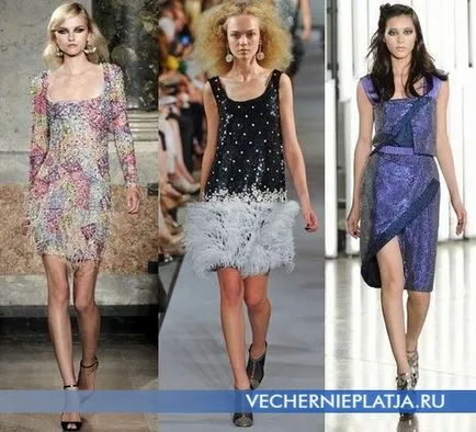 Öltöztesd négyzetes nyakkivágás Spring-Summer 2012, estélyi ruhák