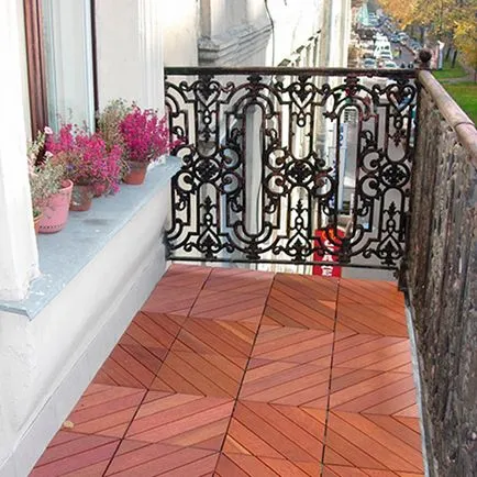 Placi pe balcon și loggia podea, ceramica, gresie