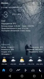 Прозрачен Clock & Weather - Прогноза за времето с красиви приспособления на началния екран