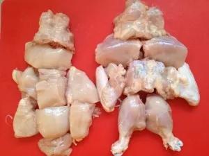 Пиле с гъби в сос, пайове от Василиса