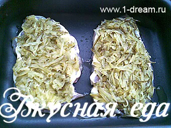Пилешки гърди запечени със сирене - вкусна храна
