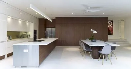 Kitchen egy magánházban - 100 kép divatos elképzelések és modern design