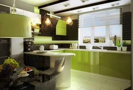 Kitchen egy magánházban - 100 kép divatos elképzelések és modern design