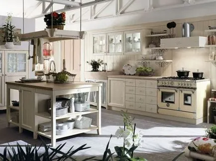 Kitchen egy magánházban - 100 kép divatos elképzelések és modern design