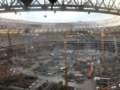 Un raport care este creat în Stadionul Luzhniki pentru un an înainte de deschiderea - 16 noiembrie 2015 - Noutăți stadion - Arena