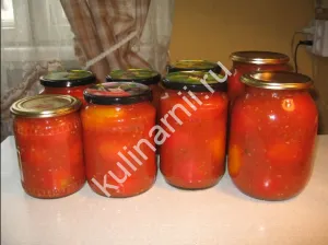 Най-изпитани рецепти - домати, консерви доматен сок (в собствен сос)