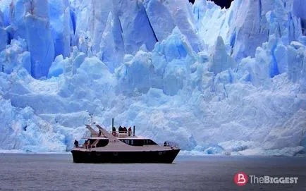 A legnagyobb jéghegyek a világon (a listát a fotó)