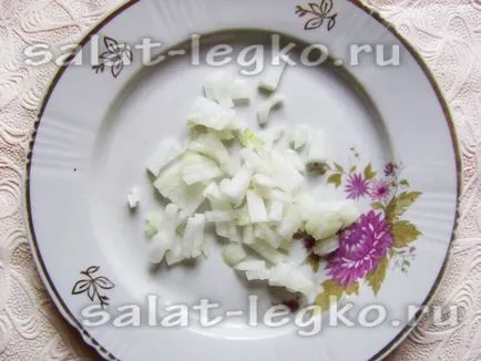 Salata - Napoleon, reteta cu o fotografie