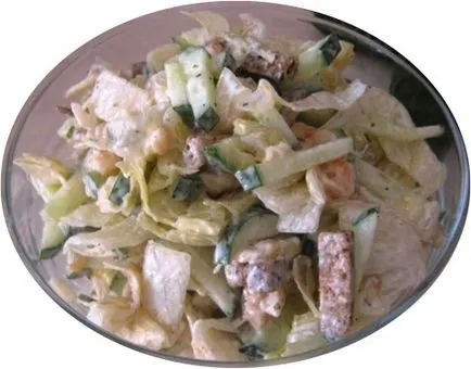 Saláták hal jobb receptek fotókkal