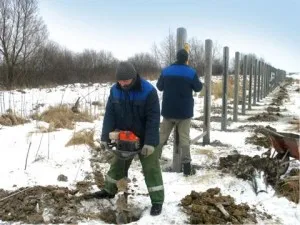 Раздел метална ограда от арматурни мрежи