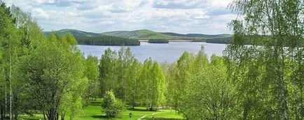 Szanatórium zöld köpeny, Szverdlovszk régióban, Urál, SPA kezelés, a