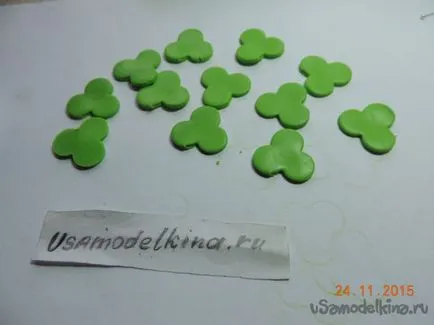 Clover обеци от полимерна глина