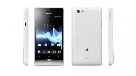 Smartphone Sony Xperia miro vélemény és jellemzők