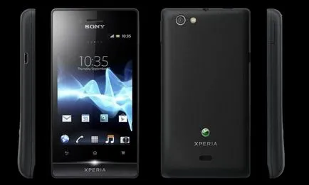 Smartphone Sony Xperia miro vélemény és jellemzők