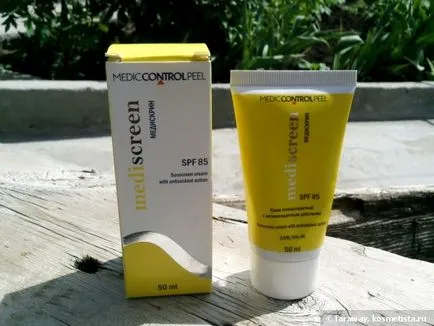 Слънцезащитен крем с антиоксидантно действие mediscreen SPF 85 от mediccontrolpeel мнения