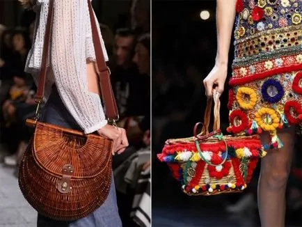 Лято Дамски чанти (101 снимки) модни тенденции, жените плетени, кожени и текстилни модели, красив